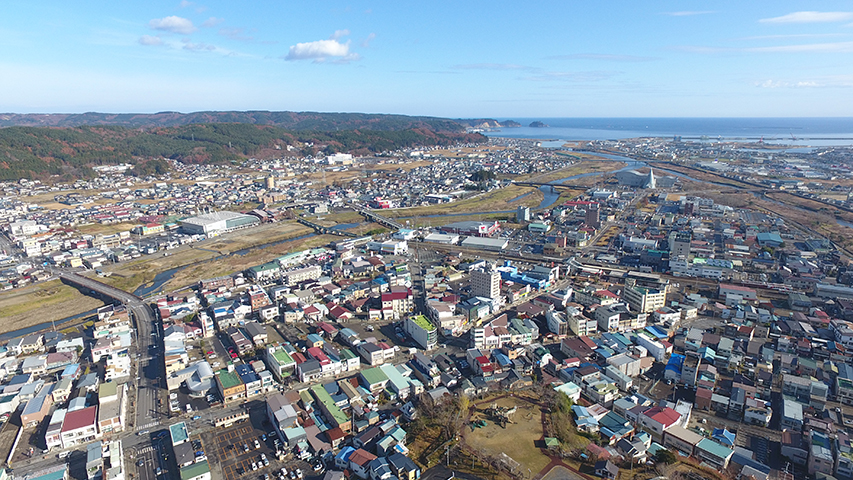 久慈市街地